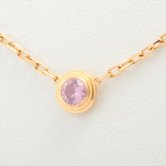 Cartier Damenuhr Pink Sapphire Yellow Gold Necklace