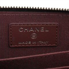 Chanel Zipper Caviar Black Card Holder - 31 series