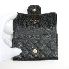 Chanel Caviar Small Black Card Case - 30 series