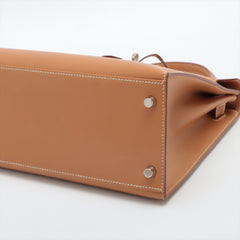 Hermes Kelly 28 Vintage Vache Natural - Stamp Square C