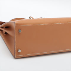 Hermes Kelly 28 Vintage Vache Natural - Stamp Square C