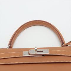 Hermes Kelly 28 Vintage Vache Natural - Stamp Square C