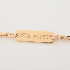 Van Cleef & Arpels Vintage Alhambra Guilloche Gold 2023 Necklace