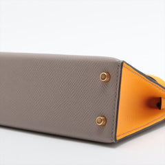 Hermes Special Order Mini Kelly Veau Epsom Etoupe
