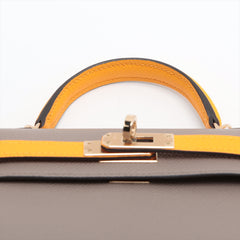 Hermes Special Order Mini Kelly Veau Epsom Etoupe