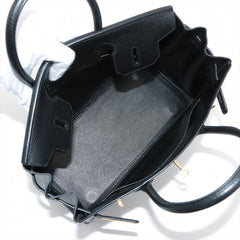 Hermes Birkin 30 Ardennes Black - Stamp E Square