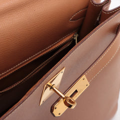 Hermes Kelly 28 Courchevel R Circle Stamp