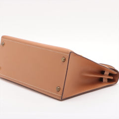 Hermes Kelly 28 Courchevel R Circle Stamp