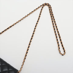 Chanel Lambskin Black Wallet On Chain WOC - 21 series