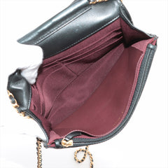Chanel Lambskin Black Wallet On Chain WOC - 21 series