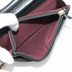 Chanel Lambskin Black Wallet On Chain WOC - 21 series