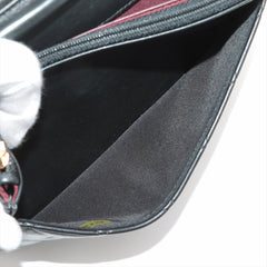 Chanel Lambskin Black Wallet On Chain WOC - 21 series
