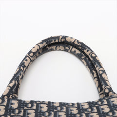 HOLD- BO Christian Dior Medium Oblique Navy Book Tote