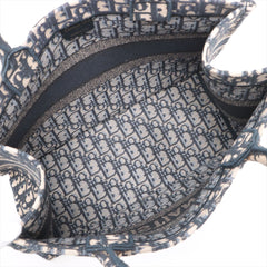 HOLD- BO Christian Dior Medium Oblique Navy Book Tote