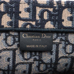 HOLD- BO Christian Dior Medium Oblique Navy Book Tote