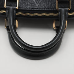 Louis Vuitton Monogram Empreinte Speedy Bandouliere  Black