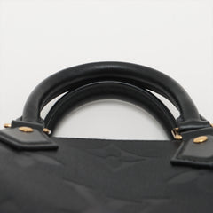 Louis Vuitton Monogram Empreinte Speedy Bandouliere  Black
