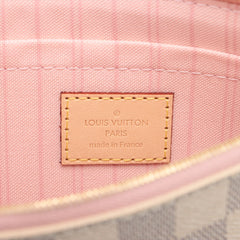 Louis Vuitton Damier Azur Neverfull MM Shoulder Bag