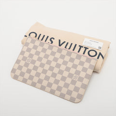 Louis Vuitton Damier Azur Neverfull MM Shoulder Bag
