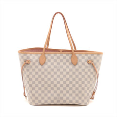 Louis Vuitton Damier Azur Neverfull MM Shoulder Bag