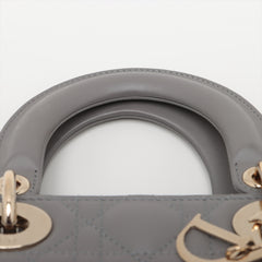 ITEM 18 - Christian Dior Small Lady Dior Grey