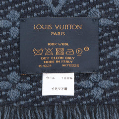 Louis Vuitton Echarpe Monogram Blue Scarf