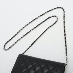 Chanel Wallet On Chain WOC Caviar Black (microchipped)