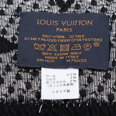 Louis Vuitton Eshal Progomania Black Scarf