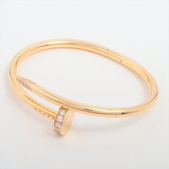 Cartier Juste Un Clou JUC Diamond Yellow Gold Size 15 Bracelet 2022