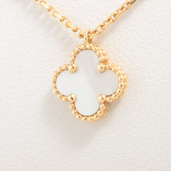 Van Cleef & Arpels Sweet Alhambra Mother of Pearls MOP Mother Of Pearl Necklace