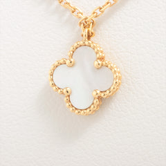 Van Cleef & Arpels Sweet Alhambra Mother of Pearls MOP Mother Of Pearl Necklace