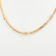 Christian Dior CD Gold Necklace Costume Jewellery