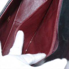 Chanel Vintage Medium Diana Lambskin 24k gold Black