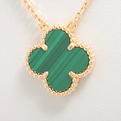 Van Cleef & Arpels Vintage Alhambra Malachite Necklace 2024