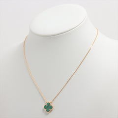 Van Cleef & Arpels Vintage Alhambra Malachite Necklace 2024