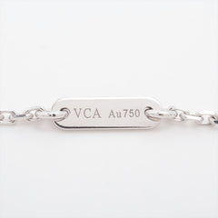 Van Cleef & Arpels Sweet Alhambra Diamond Necklace White Gold