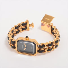 Chanel Premier M Black Gold Watch