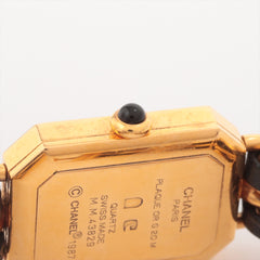 Chanel Premier M Black Gold Watch