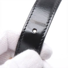 Celine Triomphe Teen Leather Shoulder Bag Black