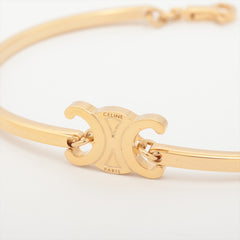 ITEM 2 - Celine Triomphe Gold Logo Bracelet