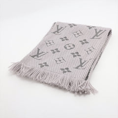 Louis Vuitton Logomania Grey Scarf