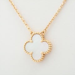 Van Cleef & Arpels Vintage Alhambra Mother of Pearl Necklace