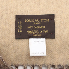 Louis Vuitton Cashmere Reykjavik Reversible Marron Fonce Scarf