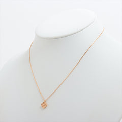 Van Cleef & Arpels Sweet Hammered rose gold Alhambra Necklace