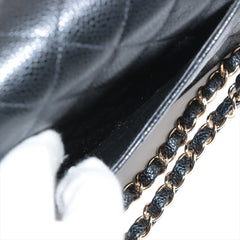Chanel Classic Flap Medium/Large 24k gold plated Caviar Black- Series 7