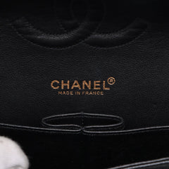 Chanel Classic Flap Medium/Large 24k gold plated Caviar Black- Series 7