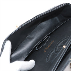 Chanel Classic Flap Medium/Large 24k gold plated Caviar Black - Series 7