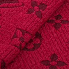 Louis Vuitton Logomania Red Scarf