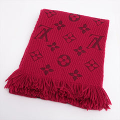 Louis Vuitton Logomania Red Scarf