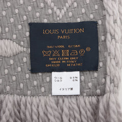 Louis Vuitton Logomania Grey Scarf